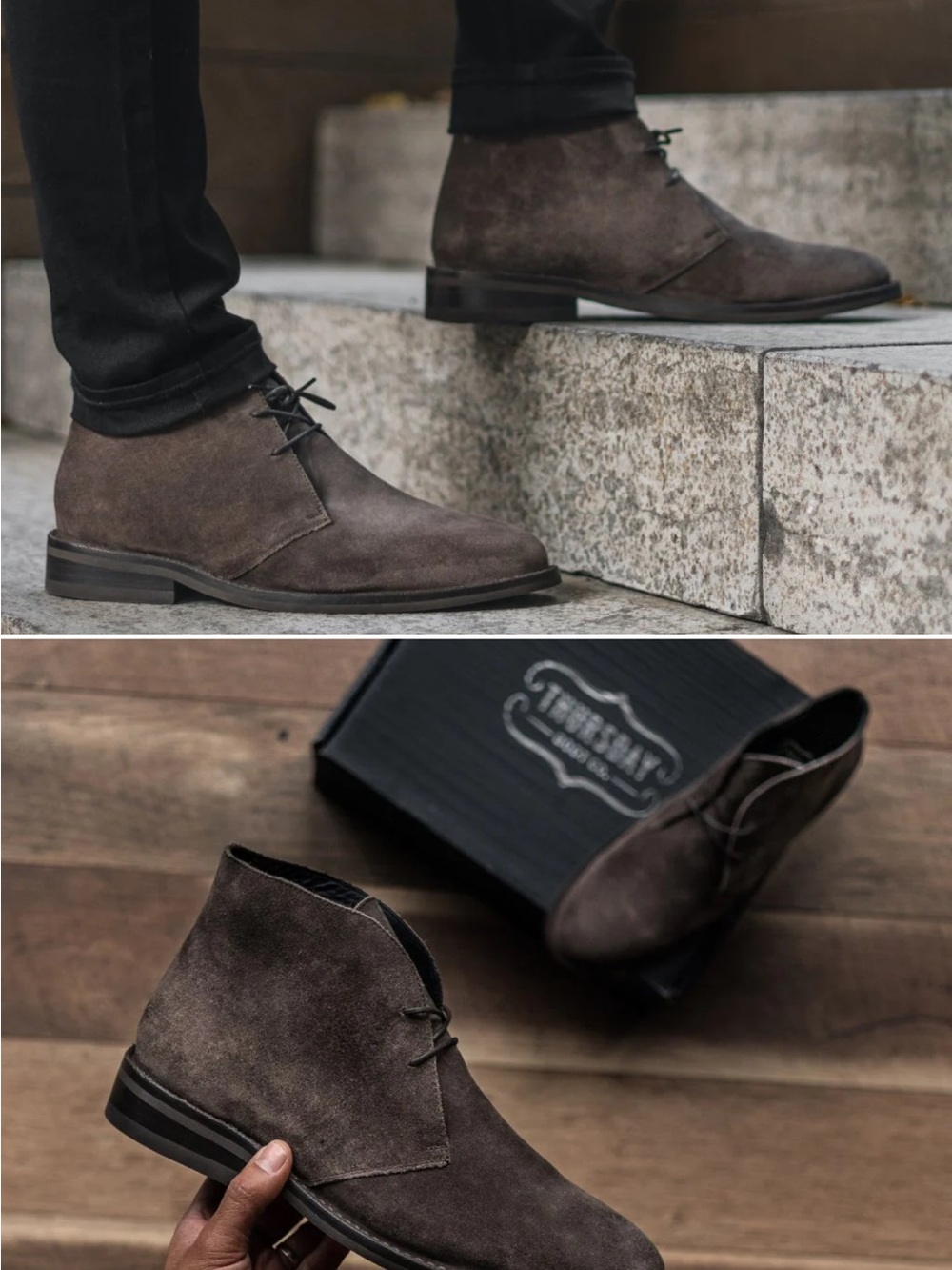 Thursday Boot Co. Men's Brown Suede Chukka Boots